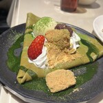 BITTERSWEETS BUFFET - 辻利兵衛本店抹茶とわらび餅のクレープ