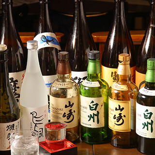 精選種類豐富的“日本酒、燒酒”!超值的連瓶保管也很棒。
