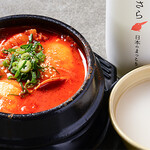 焼肉 羽果 - スンドゥブ