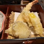 とろろ庵 伊賀路 - ◆天ぷら◆えび、さつまいも、黄色いパプリカ、カボチャ、椎茸