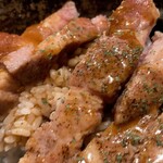 Grill & Kitchen かぼちゃの馬車 - トンテキ丼大盛