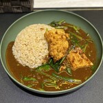 Craft Curry Brothers - 豚角煮カレー　ほうれん草