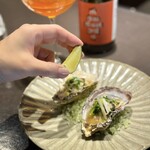 十皿 - 坂越産・牡蠣のヴァポーレ 葱ライム