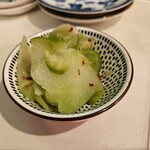 Chinese Dining Yorushikanai - お通し(ザーサイ)