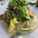 アマルフィイ デラセーラ - 鮮魚のカルパッチョ　彩野菜とフルーツ　フレンチキャビア