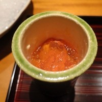 坂ぐち - 汲み上げ湯葉、うに、蟹身と出汁のジュレ