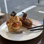 パティスリー・パリセヴェイユ - ムッシュアルノー美味しい！キャラメルサントノーレも好きだけど、この二つは同時に食べるには、ちょっと重い。次回はムッシュルアノー！