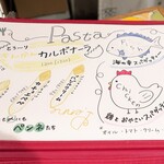 トリワイン ＰＩＫＯＳＨＨＨＵ - パスタメニュー