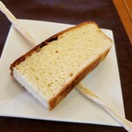 トラットリア シュン - フォカッチャ&グリッシーニ(クラッカーのような食感の細長いパン。だそうです♪̆̈)