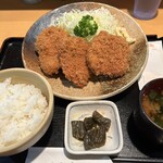 旬菜　くろ川 - ひれかつ定食@1000円