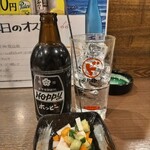 Hoto Ri - 黒ホッピー　500円＋お通し　350円