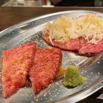  高知から来た焼肉屋 - 希少部位食べ比べ「ミスジ」と「イチボ」