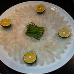 ふぐ 福治 - ３．ふぐさし　2014.1.2x