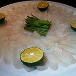 ふぐ 福治 - ３．ふぐさし　2014.1.2x