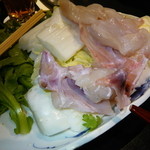 ふぐ 福治 - ６．ふぐちり（具材）　2014.1.2x