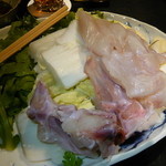 ふぐ 福治 - ６．ふぐちり（具材）　2014.1.2x