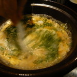 ふぐ 福治 - ７．雑炊（こちらもご主人が）　2014.1.2x