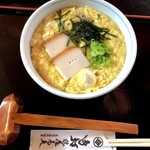 手打蕎麦鶴㐂 - 卵とじそば(860円)