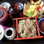 手打蕎麦鶴㐂 - 天ぷら定食(2810円)