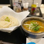 細うどん専門 白庵 - 豚バラ肉のつけカレーうどん