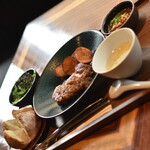 TexturA - 麺飯・山形豚のコンフィタード（１，６５０円）２０２４年３月