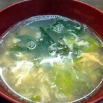 松葉 - 炒飯のスープ