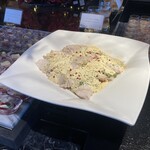 スカイビュッフェ51 - カマンベールチーズの甘酸っぱいベリーソース。おしゃれ。