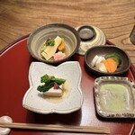 九つ井 - 季節になってのお料理