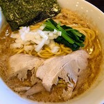 鶏節麺 もこや - 吉祥寺武蔵家 横浜家系ラーメン850円
            大盛り150円