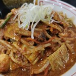 蒙古タンメン中本 - 魚粉プラス豆乳でこってりつけ麺味。