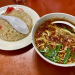 矢場味仙 - 炒飯(¥670)&台湾ラーメン(¥870)