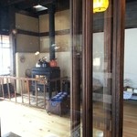 ふじもり - この薪ストーブ1台で店内は暖かい(2014.1.24)