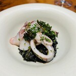 馳走西健一 - イカ墨のリゾット