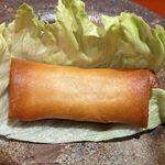 焼鳥 ひら野 - 松葉蟹の春巻き(プレミアム 花椿コース)