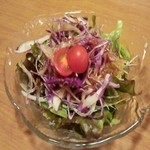 沖縄源食堂 - 一本気の源侍　野菜だけのあっさりサラダ ￥399
