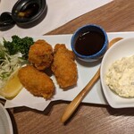 全席完全個室居酒屋 おば九 - カキフライ