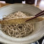 まんえい堂 生蕎麦処 お福食堂 - 立派なごぼう天は揚げたて