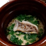 清澄 たか原 - 真鯛の炊き込みご飯