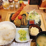 Niigata Katsudon Tare Katsu - 野菜カツ+海老