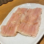 炭火焼肉ホルモンさわいし - 塩シマチョウ