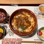 麺喰 - ビーフシチューうどんセット