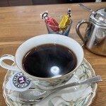 珈琲亭 - 食後コーヒー220円(key coffee トラジャブレンド)
