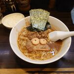 麺屋 優創 - 魚介みそラーメン(並盛)"￥1000＋半々ライス￥30