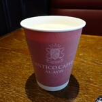 ANTICO CAFFE AL AVIS - アーモンドミルクラッテ