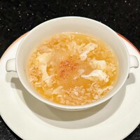 龍天門 - 燕の巣 鶏挽き肉入りスープ