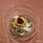 御料理 寺沢 - 葉山葵､槍烏賊そうめんにバフン海胆