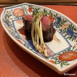御料理 寺沢 - 江刺牛のフィレ肉の炭火焼