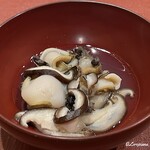 御料理 寺沢 - 鮑のしゃぶしゃぶ