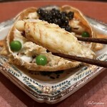 御料理 寺沢 - 栗蟹の脚肉