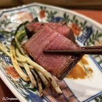 御料理 寺沢 - 江刺牛のフィレ肉の炭火焼
